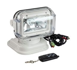 Прожектор стационарный галогеновый с беспроводным пультом управления, белый (SL96012CWP12VSS)